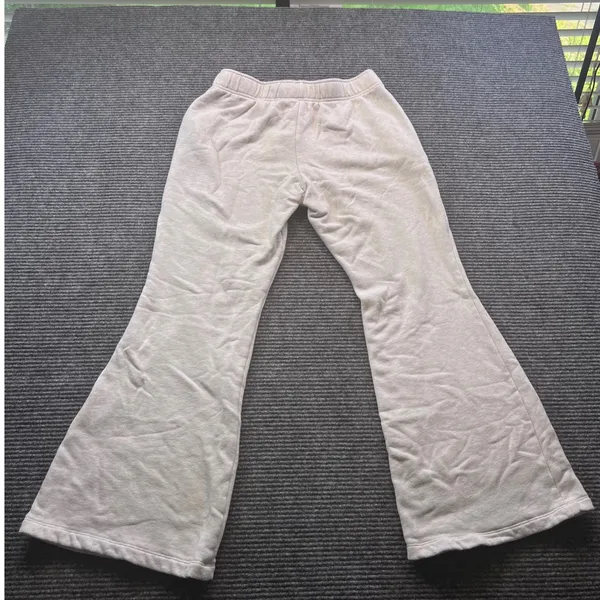 Wild Fable Oatmeal Heather Flare Leg Fleece Sweatpants‎ Pockets Athleisure Small - Image 8