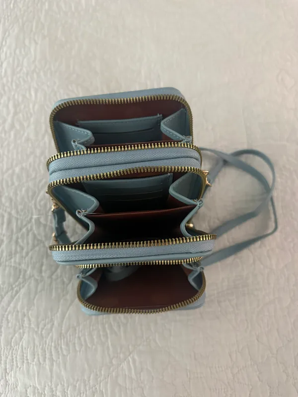 Forever Young Light Blue Purse - Image 3