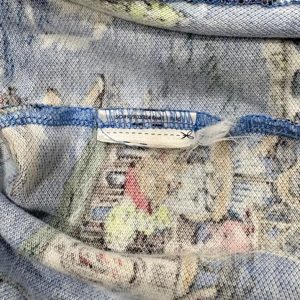 Polo Ralph Lauren Polo Bear Paris All-Over Print Mesh Polo Shirt - Men's Size M - Image 9