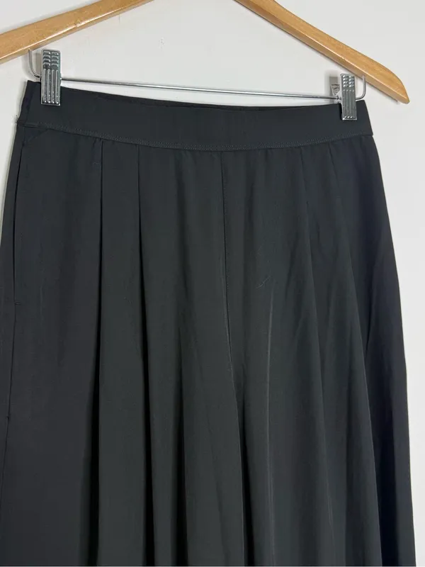 Halara Black Wide Leg Pull-On Pants Medium Stretch High Rise Waist Band - Image 3