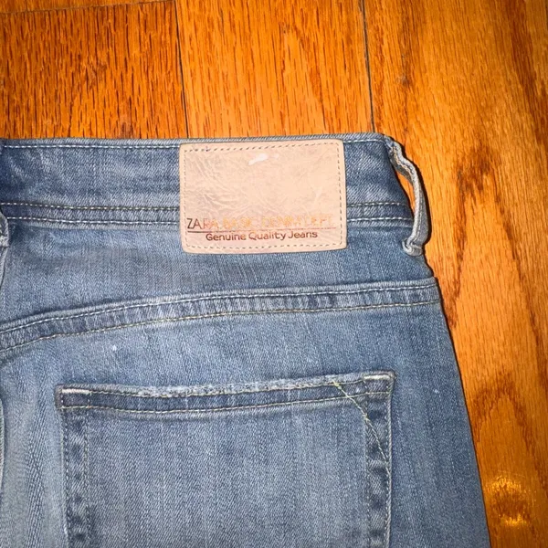 🍎Zara Distressed Light Blue Skinny Jeans - Image 6