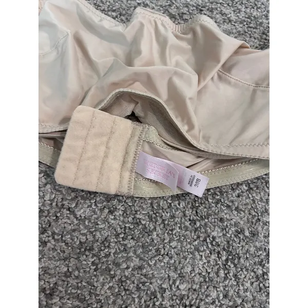 Victoria's Secret‎ Nude Beige Strapless Underwire Bandeau Bra 36B VTG y2k - Image 2