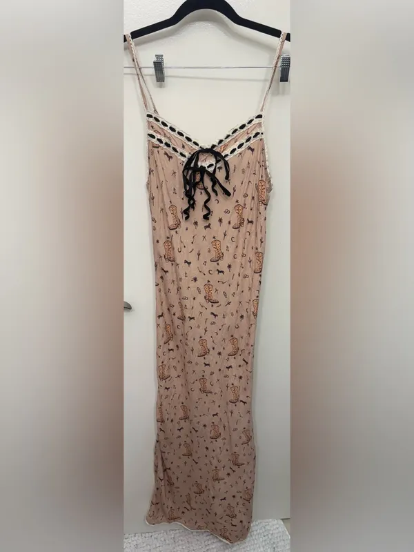 EUC Urban Outfitters x TuftLuck Horse Maxi Dress | Western Boho Dress - Image 2