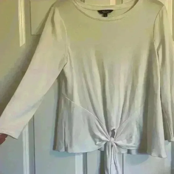 NWOT white Simply Vera Vera Wang long sleeve size‎ xs - Image 3