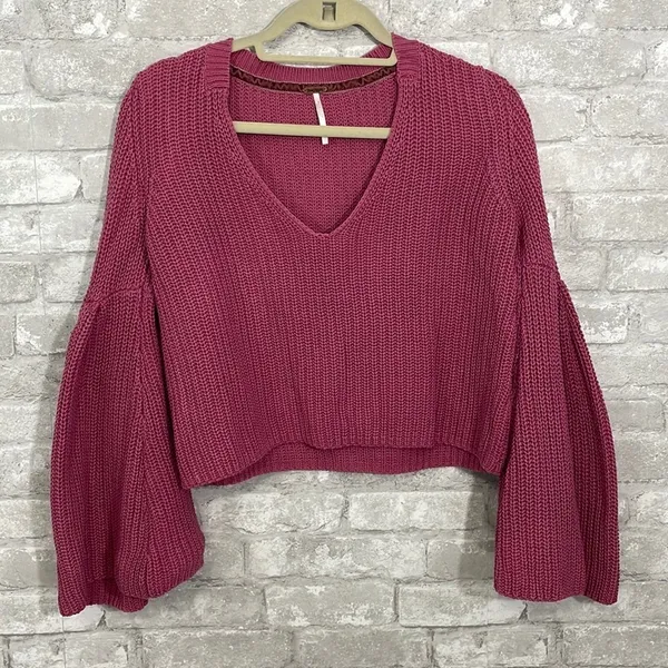 Free People Damsel Rose Bell Sleeve Sweater - Image 2
