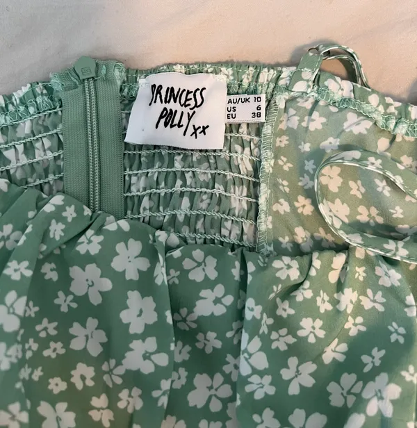 Princess Polly Tallie Green Mini Dress - Image 6