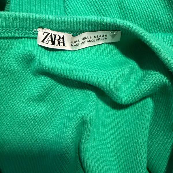 Green Crop Top ZARA - Image 4