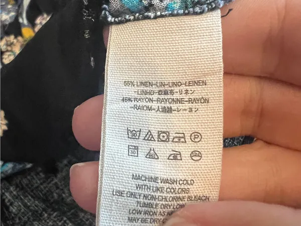 Free People Summer in Tulum linen floral Mini Dress small - Image 16