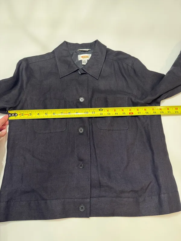 Talbots Linen Jacket Size 8 - Image 3