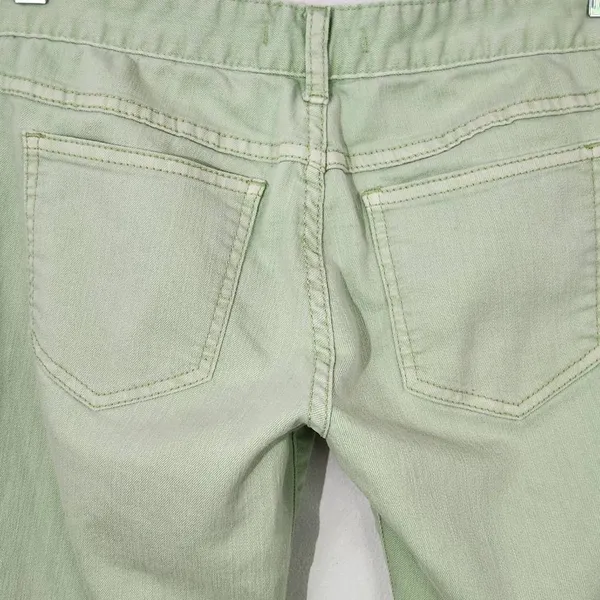 Free People Green Skinny Jeans Size 27 Free People Green Ankle Zip Skinny Denim - Image 5
