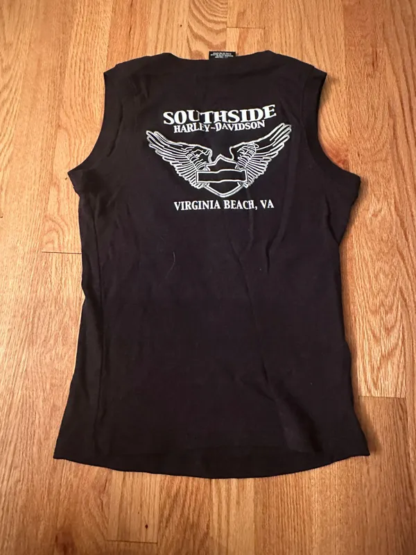 Harley-Davidson Bedazzled tank top - Image 4