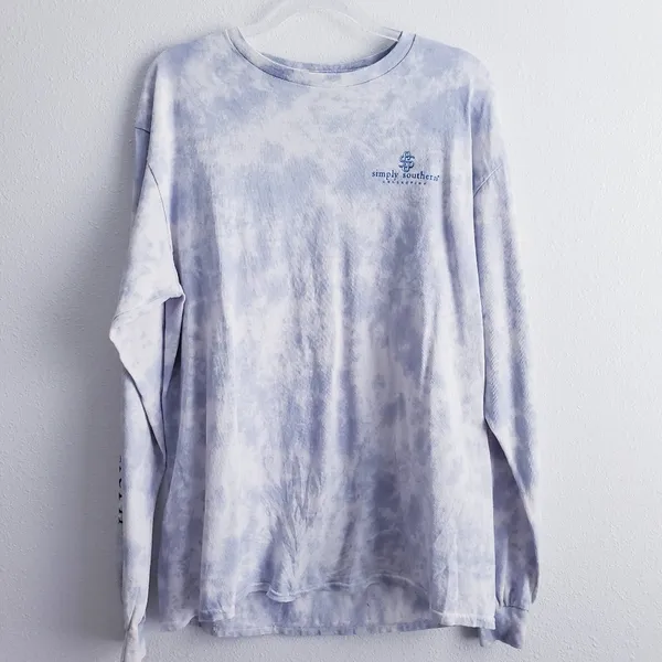 Simply Southern Blue Jean Baby Tie Dye Long Sleeve Top - Image 5
