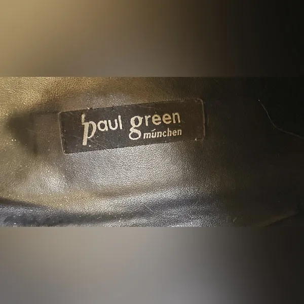 Paul Green Women’s Black Heeled Ankle‎ Boots Sleek Design Size 9 - Image 8