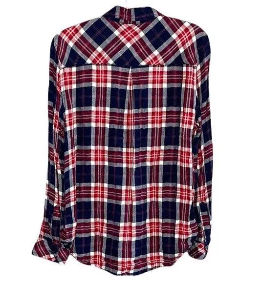 Women’s Red And Blue Flannel - Image 3