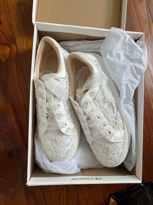 Betsey Johnson Bridal Sneakers - Image 3