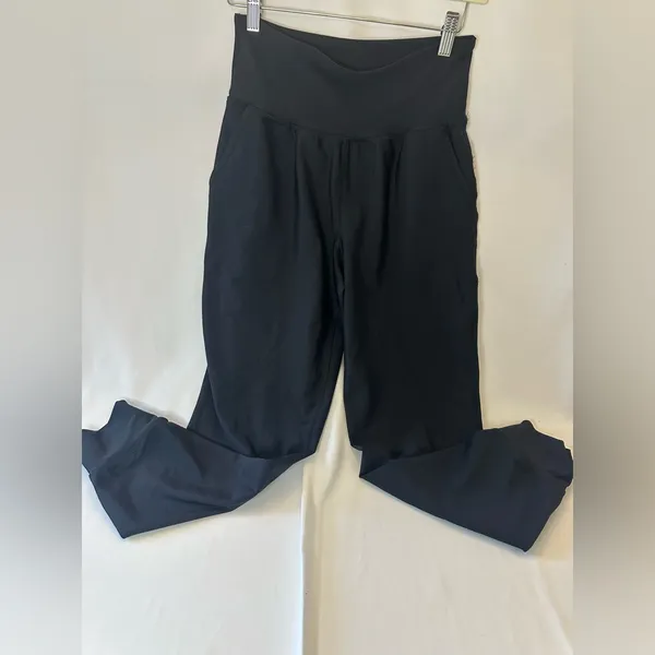 Old Navy Active PowerSoft High Rise Joggers Women’s Medium Black Go-Dry - Image 2
