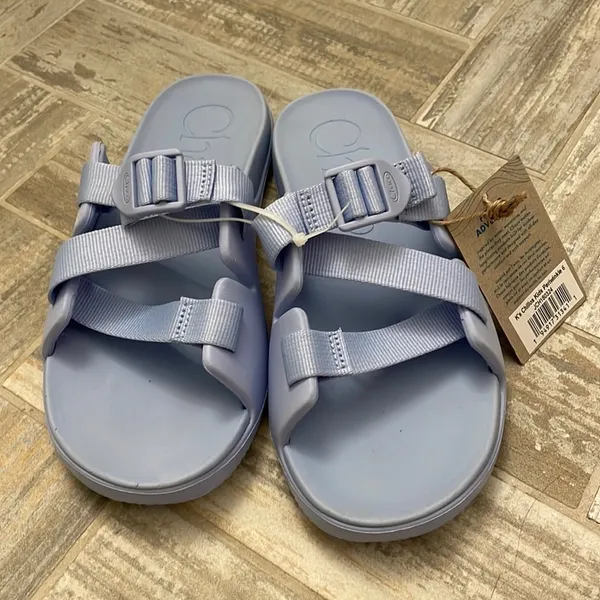 Chaco slides periwinkle blue water shoes sandals - Image 4