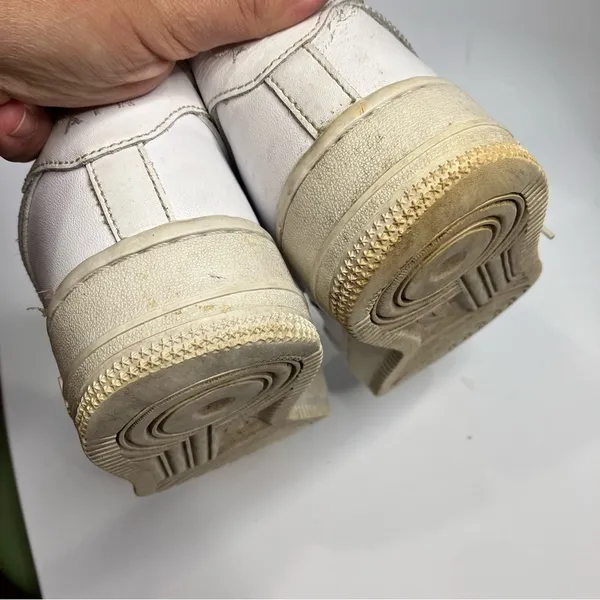 Nike Air Force 1 white sneakers‎ size 8.5 - Image 2