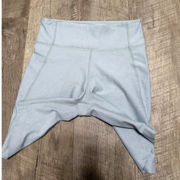 Outdoor Voices Women's High Rise Biker Shorts Light Grey Heather Athletic S/M - Image 2