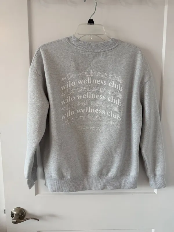 Gray Wilo Sweatshirt White Size XS - Image 4