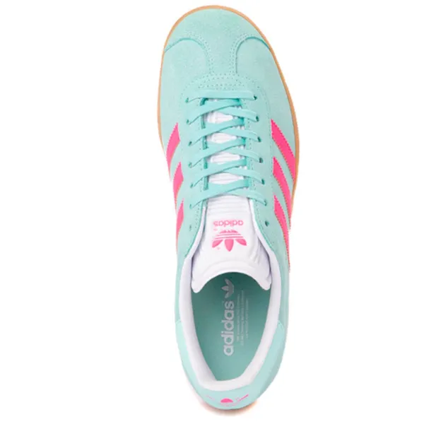 adidas Gazelle Sneakers in Mint and Pink - Image 4