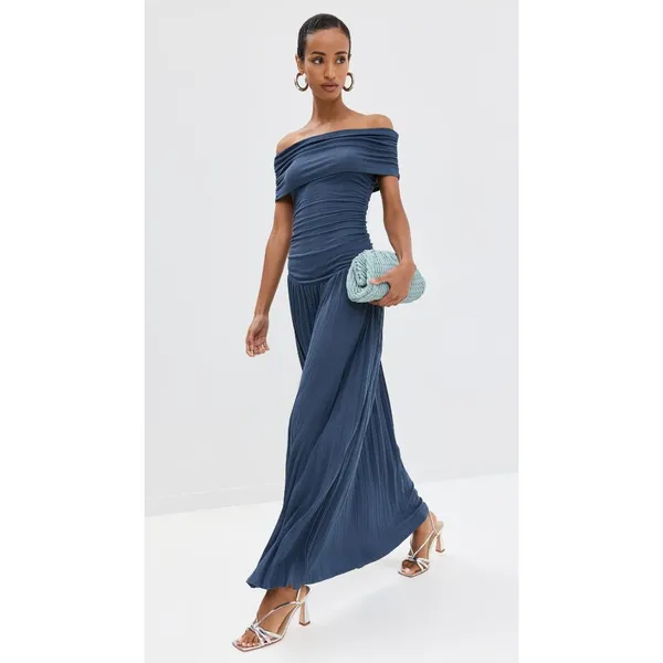 LIONESS Field Of Dreams Dress in Navy Small New Womens Maxi Gown - Image 8