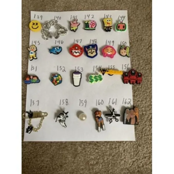Shoe Charm For Shoes with Holes Assorted Styles 1pc You Choose - Image 10
