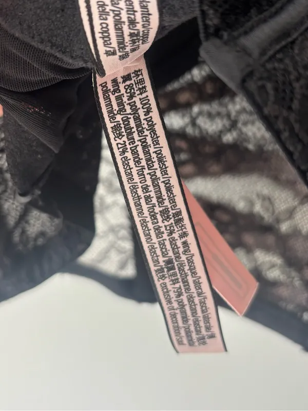 Victoria’s Secret Dream Angels Heritage Ribbon Slot Corset Bra Black Link Lace - Image 11