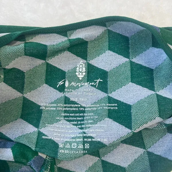 Free People Movement Green Throw One Shoulder Jacquard Bra XS/S - Image 5