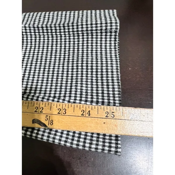Derek Lam 10 Crosby Houndstooth Plaid Flare Work Trousers Size 0 - Image 8