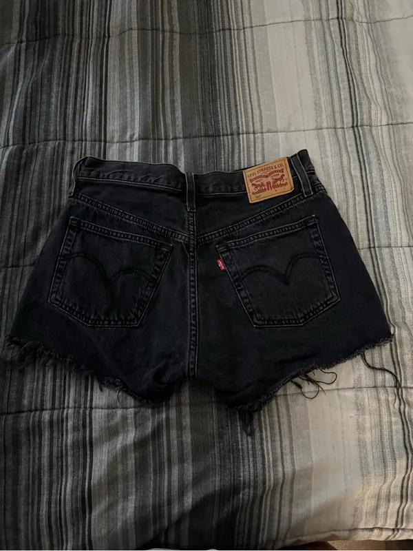 Levi's Black Denim Shorts - Women's - Image 2