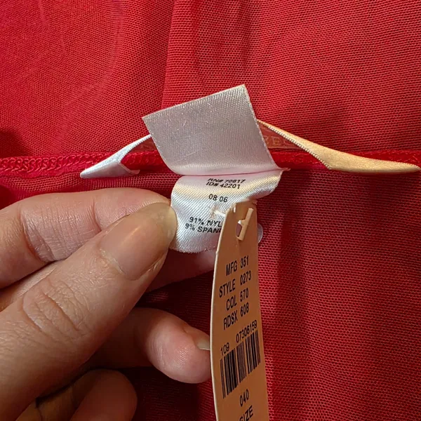 Victoria's Secret Angel's NWT Y2K 2006 Red Sheer Slip - Image 6