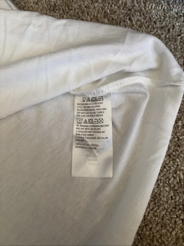d.s. & co. White Crew Neck Cotton Tee Size M - Image 4