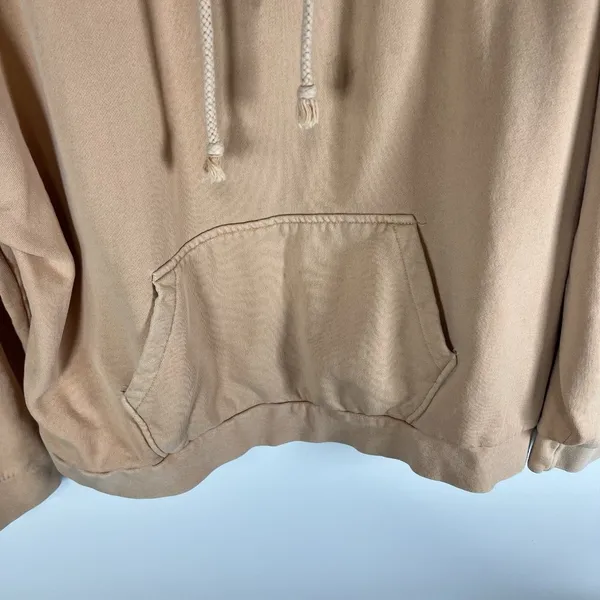 Obey Hoodie Crop Peach Womens Size Large Graphic Print Back Outdoor‎ - Image 4