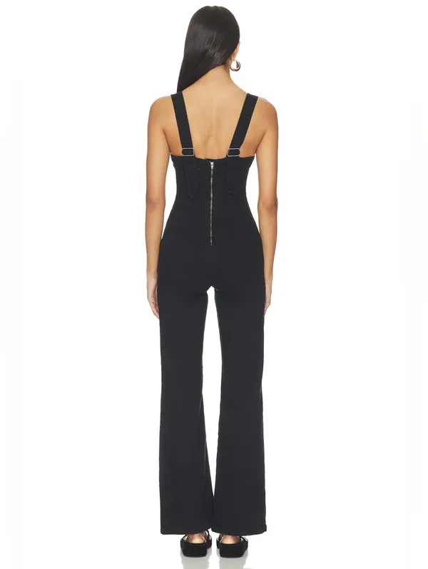 NWOT Free People Suns Out Bootcut Jumpsuit Sz XL - Image 13