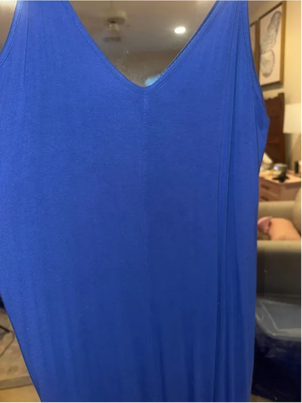 Abound Blue Maxi Dress Size S - Image 3