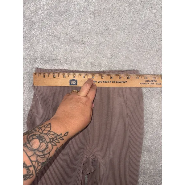 Lululemon Ribbed Softstreme Flared Pant *Regular Brown 2 - Image 8