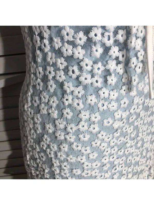 Shein Cami Slip Dress Embroidered Mesh Size 4 - Image 9