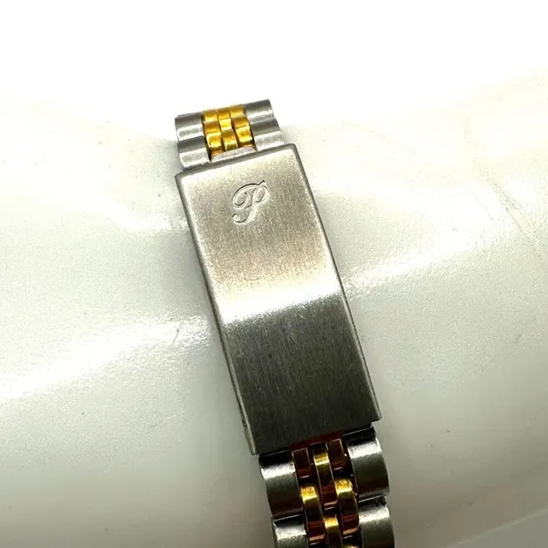 Gruen silver and gold tone watch - Image 4