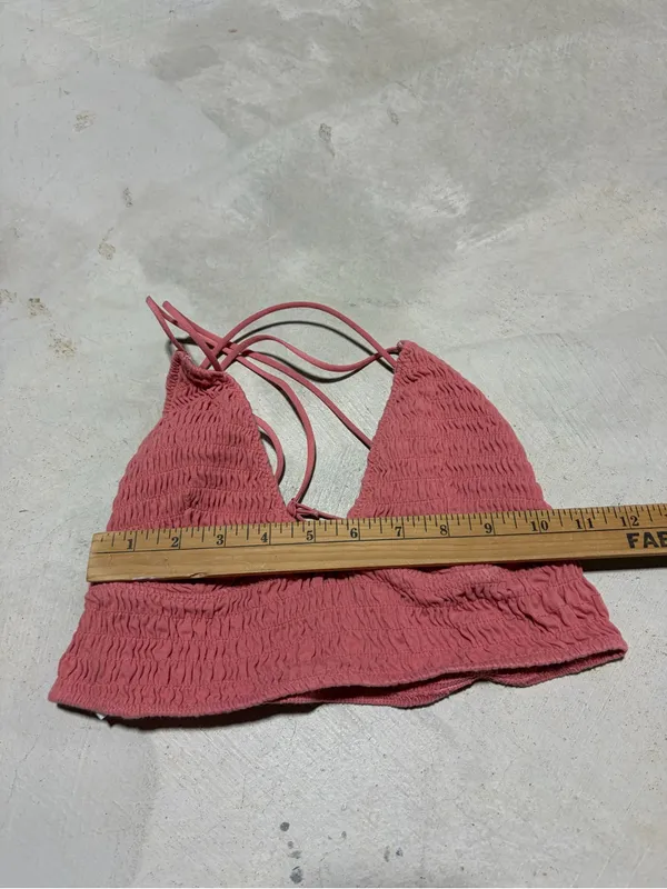 Victoria’s Secret pink Smocked Mauve Bralette medium - Image 2