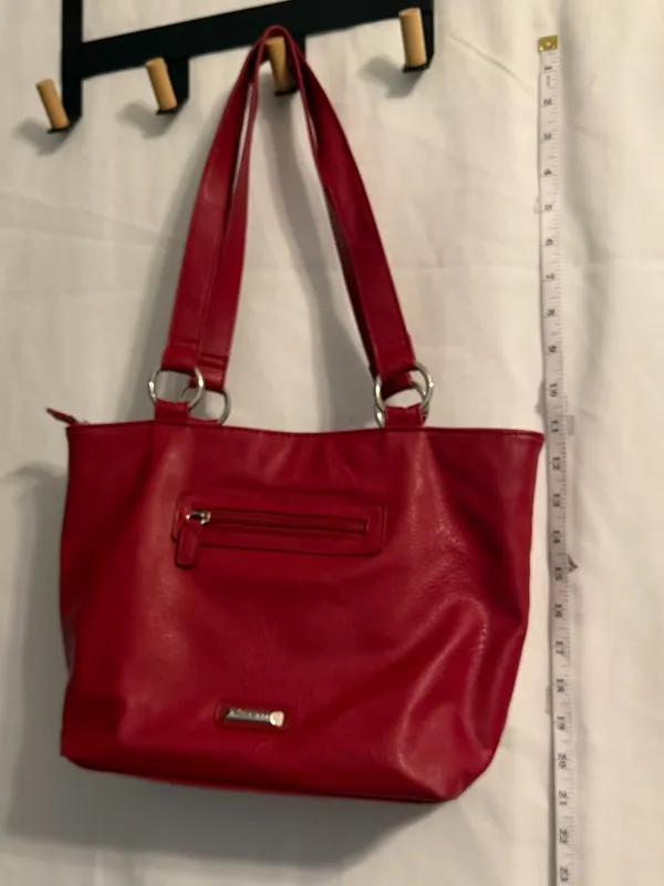 Rosetti Festive 'Joy' Patch Red Tote with Holiday Appliqués - Image 4