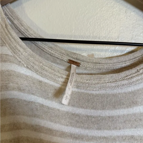 Free People Between the Lines striped linen-blend‎ mini dress - Image 3