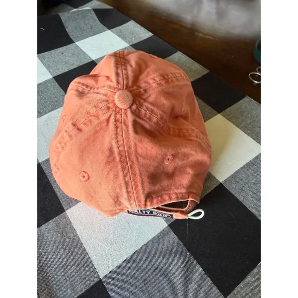 The Salty Dog Cafe Embroidered Orange Baseball Cap - Image 3