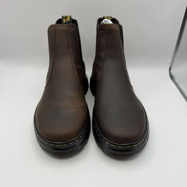 Dr. Martens Embury Crazy Horse Leather Brown Boots Unisex Men's 5/Women's‎ 6 New - Image 2