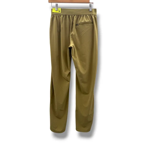 All In Motion‎ Tapered Pants Womens XS Olive Green High Rise Stretch Pull On NWT - Image 2