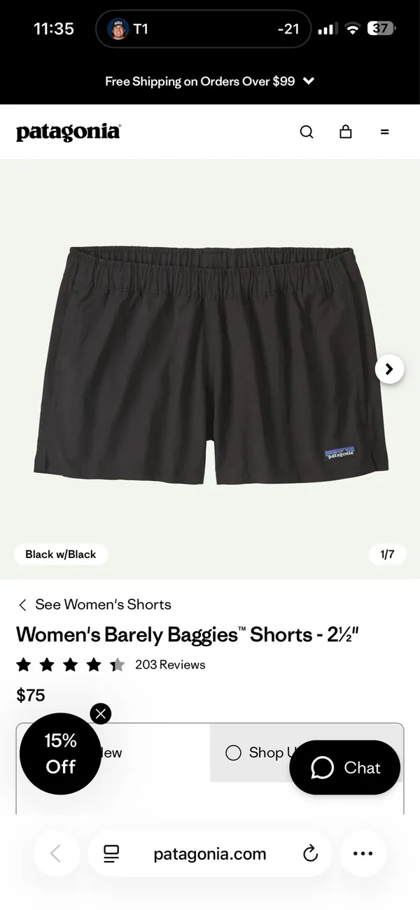 Patagonia Barley Baggies 2.5" - Image 4