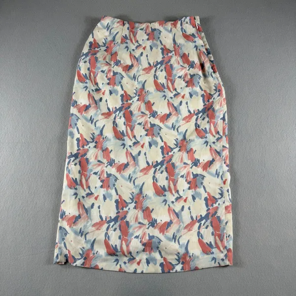 Abercrombie & Fitch Abstract Floral Midi Skirt XS - Image 2