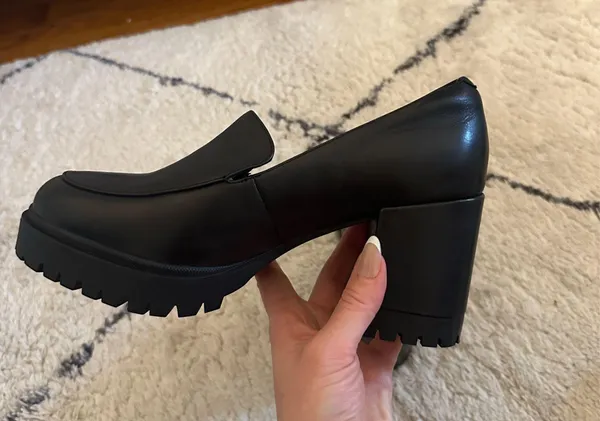 Nordstrom Chunky Black Heels - Image 3