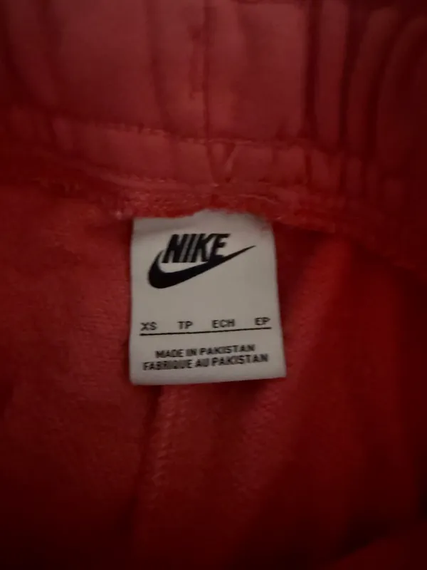 Pink Nike Cuffed Joggers - Image 4