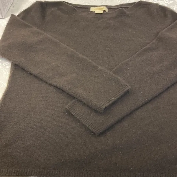 Peck & Peck cashmere blouse L - Image 11
